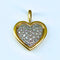Pendentif Pendentif coeur 34 diamants 58 Facettes AB305
