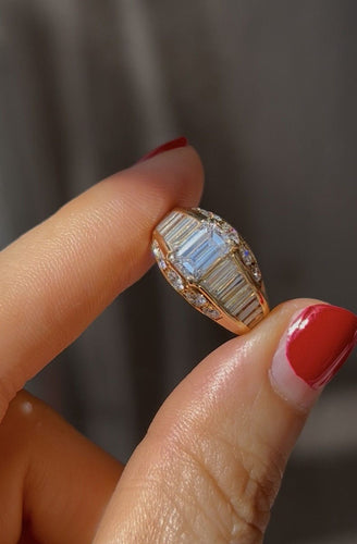 Bague 50 Bague or jaune et diamants 58 Facettes