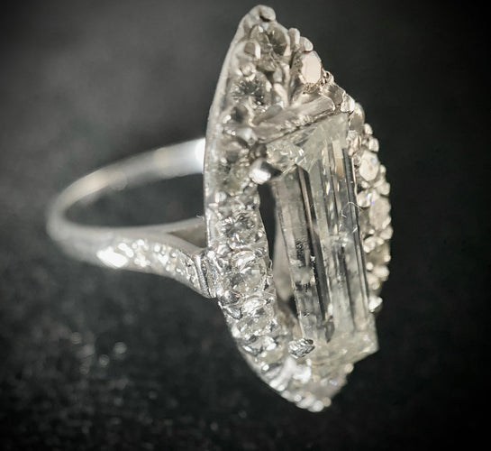 Bague 58 Bague marquise diamant 2 carats 58 Facettes