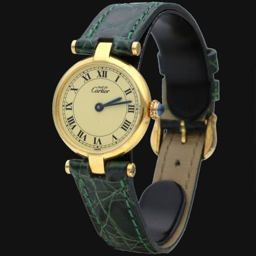Montre Cartier Montre Must De Cartier Vermeil 58 Facettes MT43218
