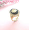 Bague 56 Bague tête de Gorgone sur Onyx 58 Facettes AA 1603