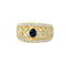 Eleganter Saphir-Diamant-Ring aus 18K Gold | Vintage Luxus