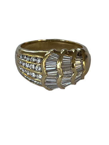 Bague 59 Bague Or Jaune Diamants 2,00 ct 58 Facettes LOT 6093