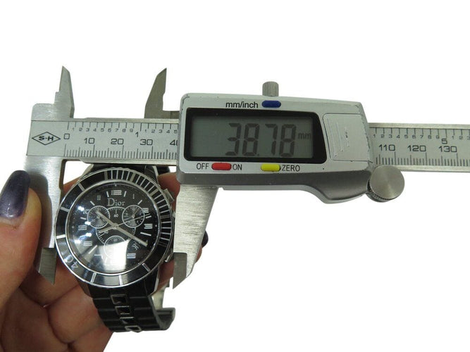 Montre montre CHRISTIAN DIOR cristal cd114317 chronographe 38m acier quartz 58 Facettes 268088