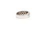 Bague Contemporaine en or blanc 18 carats sertie de diamants "taille" brillant (+-0.15ct)