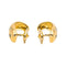 Boucles d'oreilles Boucles d'oreilles Demi créoles Or jaune Diamant, Saphir 58 Facettes 4890759CN