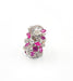 Ring 57 Vintage Floral Ring with Diamonds and Rubies 58 Facettes