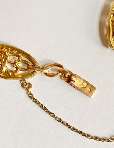 Bracelet Bracelet ancien en or jaune 18k 58 Facettes