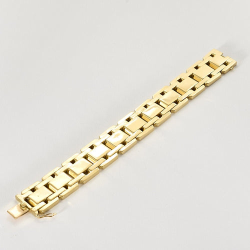 Bracelet Bracelet Tank en or jaune 58 Facettes BIA1218