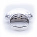 Bague 56 Bague en or blanc avec diamants 58 Facettes N102882LF