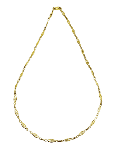Collier Collier or jaune Art Déco 58 Facettes