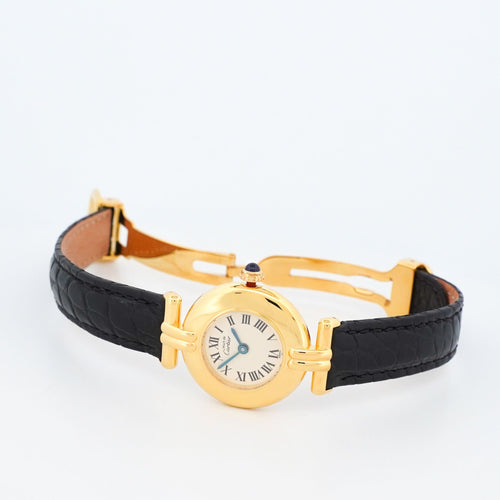 Montre Cartier Must Colisée - Ivory roman dial 58 Facettes