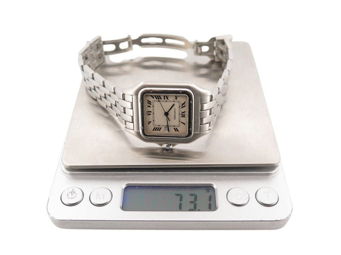 Montre montre CARTIER panthere gm 130000c quartz 41 mm acier   +boite 58 Facettes 269447