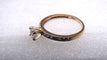 Bague 54 Bague or et Oxydes de Zirconium 58 Facettes 11444