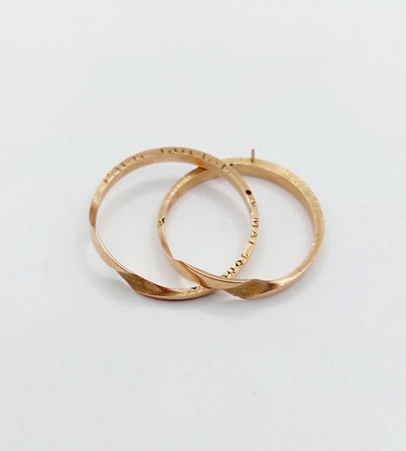 Bague 53 Alliance victorienne jumelée en or rose 18k (circa 1880) 58 Facettes A06538