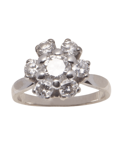 Bague Faste Or blanc 18K Diamant