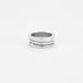 Bague BULGARI - Bague B.Zero1 or blanc 3 rangs 58 Facettes