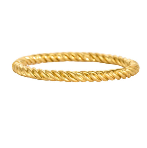 Bracelet Bracelet torsadé en or jaune 58 Facettes POI0082