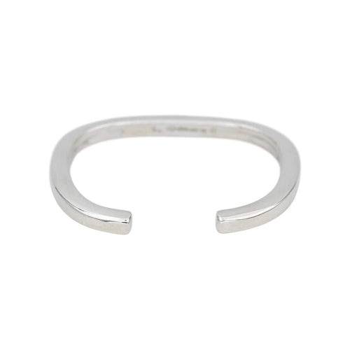 Bracelet Dinh Van  Bracelet Jonc Square Maillon Argent 58 Facettes 4744181CN