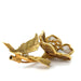 Brooch Yellow Gold Brooch - Flower Shape - Diamonds 58 Facettes REF 11019/14
