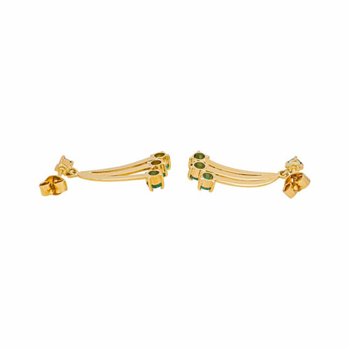Boucles d'oreilles Boucles d'oreilles  Or jaune Emeraude 58 Facettes 5052465RV