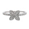Bague Fleur Or blanc Diamant