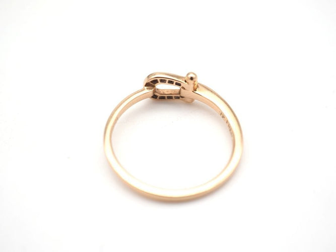 Bague 51 FRED - Bague en or rose et diamants 58 Facettes