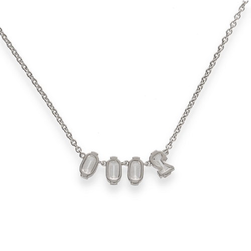 Collier Collier pendentif en platine avec diamants formant le chiffre 2000 - 1,50 ct - 41 cm 58 Facettes FB10180