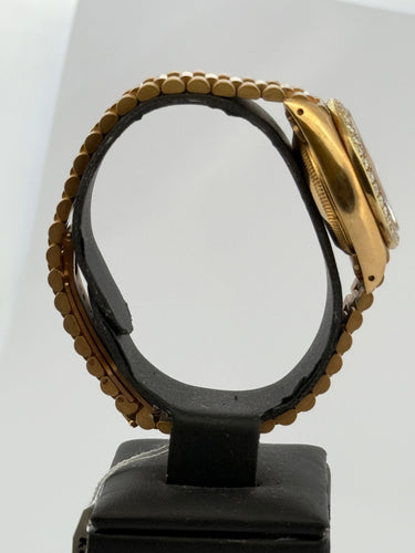 Montre Rolex Oyster perpetual Lady en or et diamants 58 Facettes