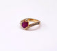 Bague 52 Bague rubis diamants or jaune 58 Facettes Bag.Rub.AtypDV31