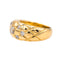 Bague 57 Bague  Or jaune Diamant 58 Facettes 3989807CN