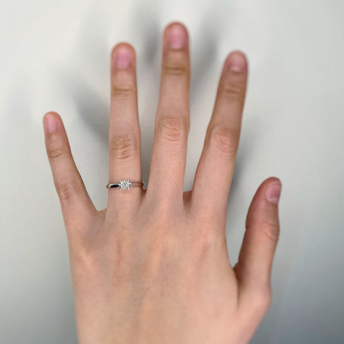 Bague 51 Solitaire - Or & diamant 58 Facettes 220466R