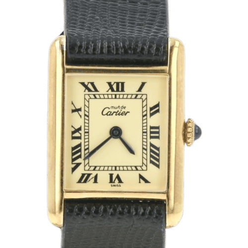 Montre Cartier Montre Tank Vermeil 58 Facettes MT43324