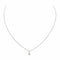 Collier Collier Solitaire Or blanc Diamant 58 Facettes 3747943CN