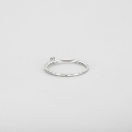 Bague 54 Solitaire en or blanc diamant 58 Facettes 3121288