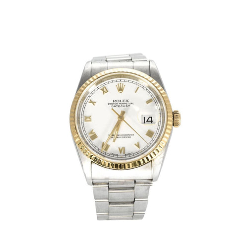 Montre ROLEX - Oyster Perpetual Datejuste - Ref 16233 - Montre or et acier 58 Facettes 240767