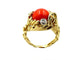 Bague 57 GILBERT ALBERT. Bague or jaune, diamant et billes interchangeables 58 Facettes