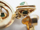 Boucles d'oreilles Boucles d'oreille émeraude marguerite 58 Facettes