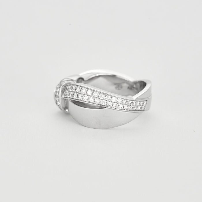 CHAUMET - Bague Chaumet Liens Séduction or blanc diamants