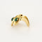 Bague 58 Bague en Or jaune  et pierres vertes 58 Facettes SBR17582