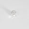 Boucles d'oreilles Clous d'oreilles or blance et diamants 58 Facettes 250041