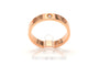 Bague 56 Cartier - Bague Love en or rose 18k et diamant taille brillant 58 Facettes 23266