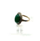 Bague 52 Bague en or jaune et blanc avec jade vert et diamants 58 Facettes 50397