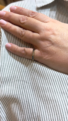 Bague Bague rétro or jaune, diamants, saphirs 58 Facettes