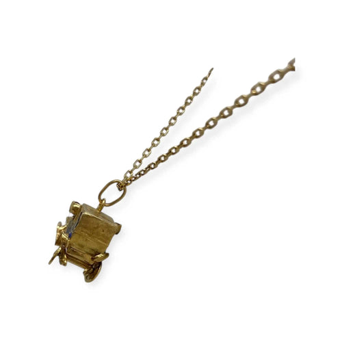 Pendentif Pendentif voiture vintage en or jaune 750 avec rubis 58 Facettes 330088743
