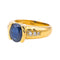 Bague 54 Bague Or jaune Saphir, Diamant 58 Facettes 4099642CN