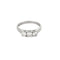 Bague 55 Bague trilogie en or blanc et diamants 58 Facettes LOR34872