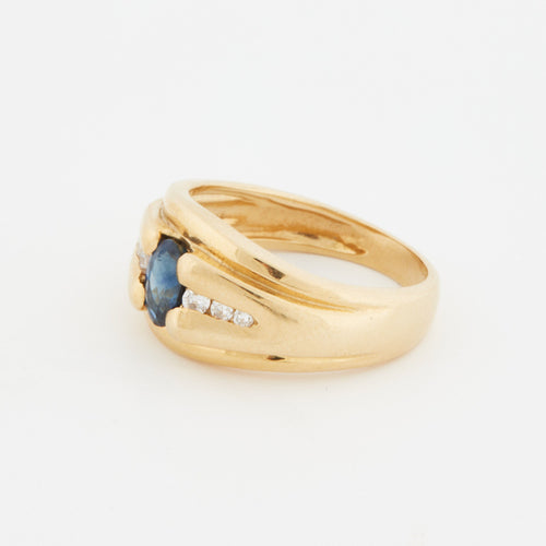 Bague 51 Bague Or Jaune - Saphir et Diamants 58 Facettes RÉF 3037/18