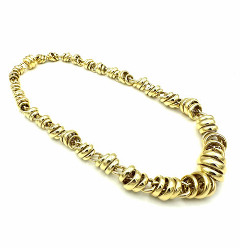 Collier POMELLATO. Collier or jaune 18K 58 Facettes