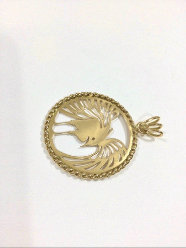 Pendentif Pendentif Phénix Or Rose 58 Facettes